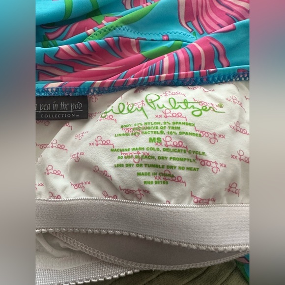 Lilly Pulitzer Maternity Tankini Halter top - Picture 3 of 6